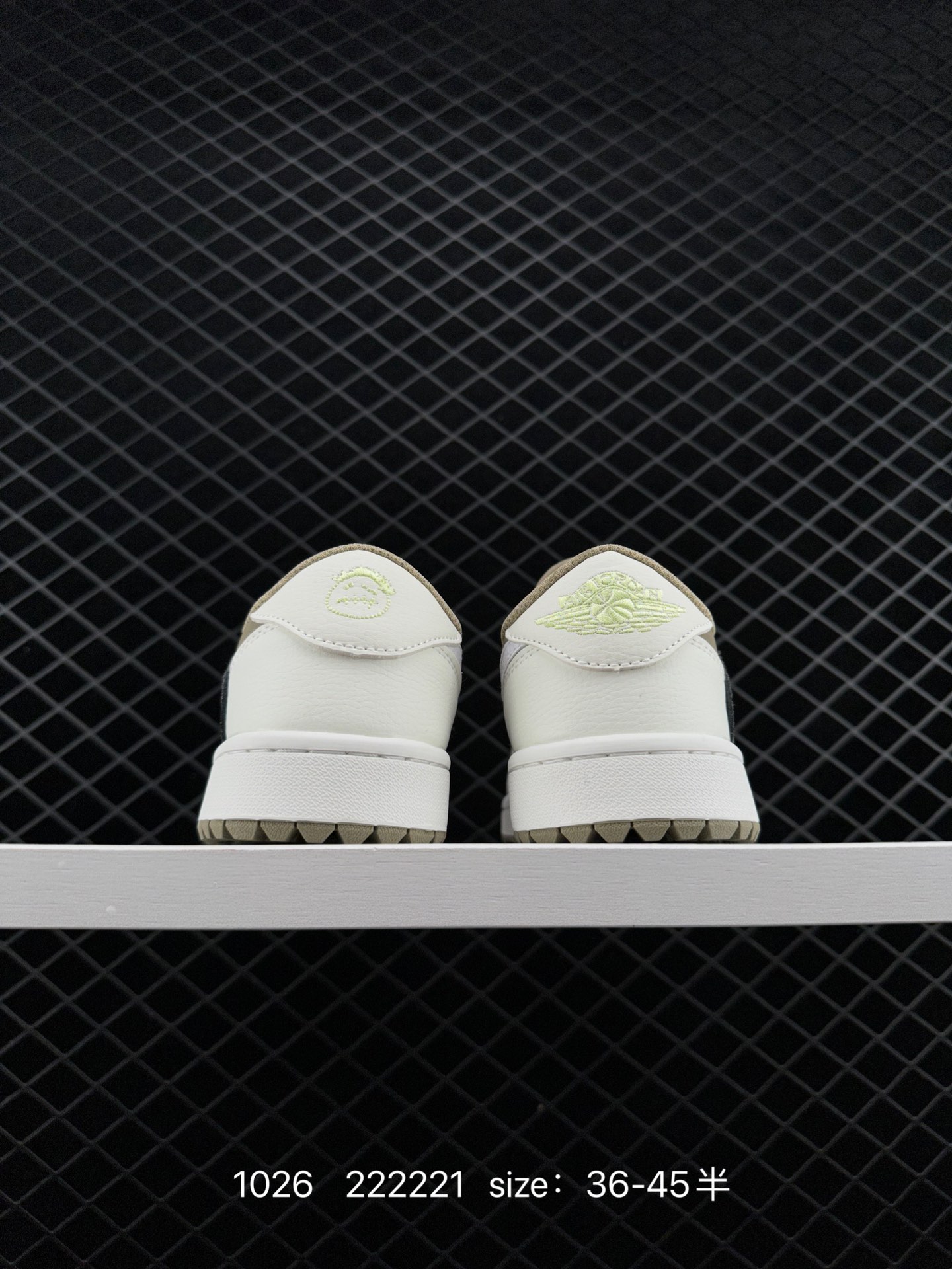 fragment design x Travis Scott x Nike Air Jordan 1 Low OG SP”Black/Green Toe“